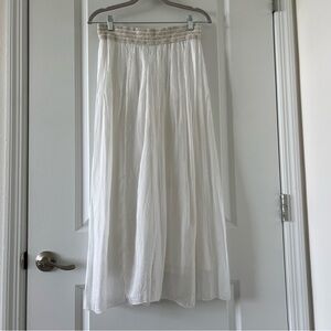 IOLO PRATO White silk Maxi Skirt S